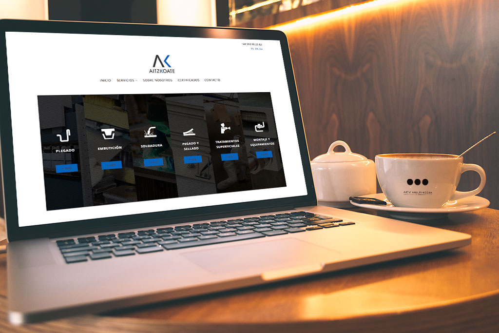 Aitzkoate | Diseño de página web responsive Beasain (Gipuzkoa)
