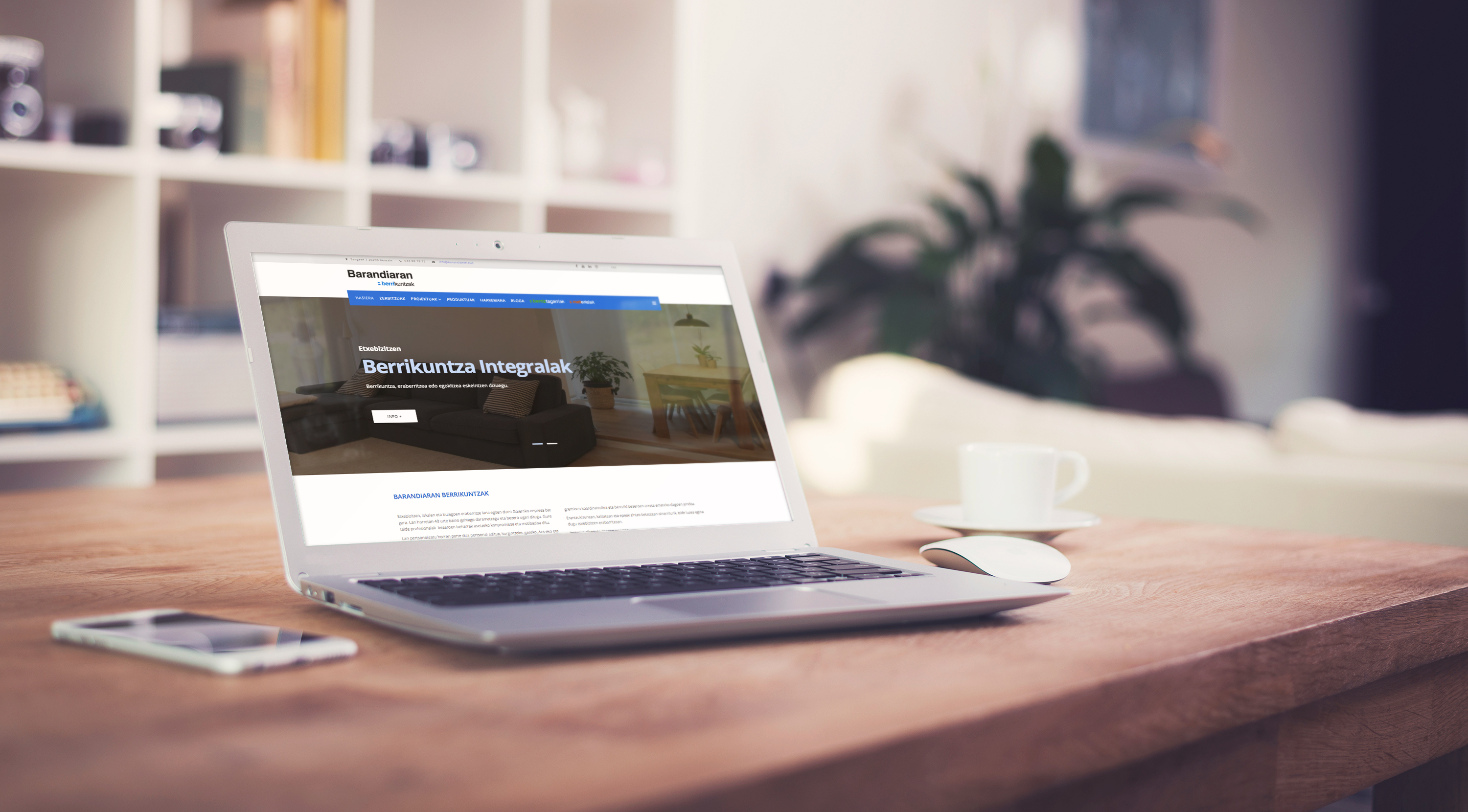 Barandiaran Zeramikak | diseño web responsive Beasain (Gipuzkoa)