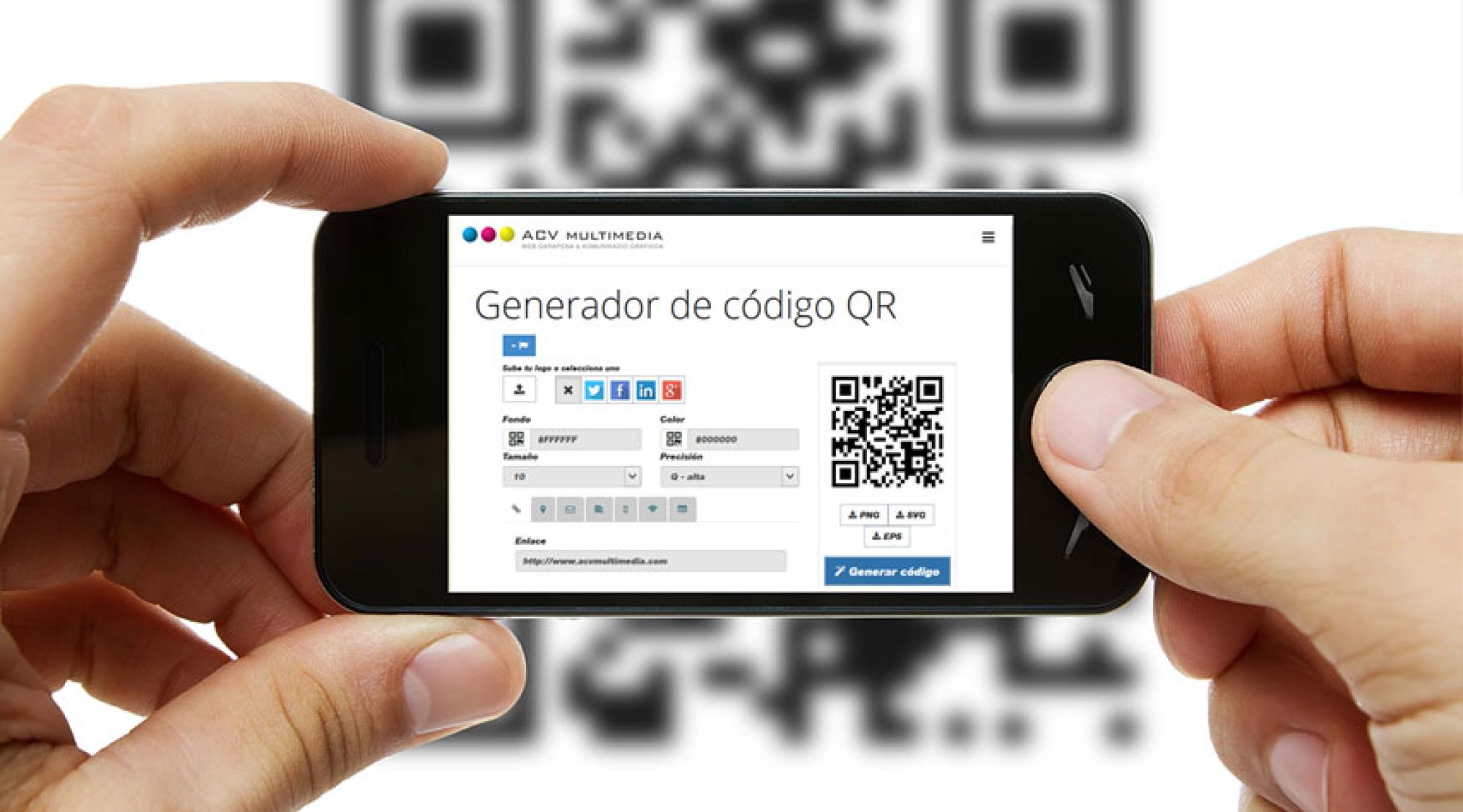 Nuevo generador de códigos QR gratuito