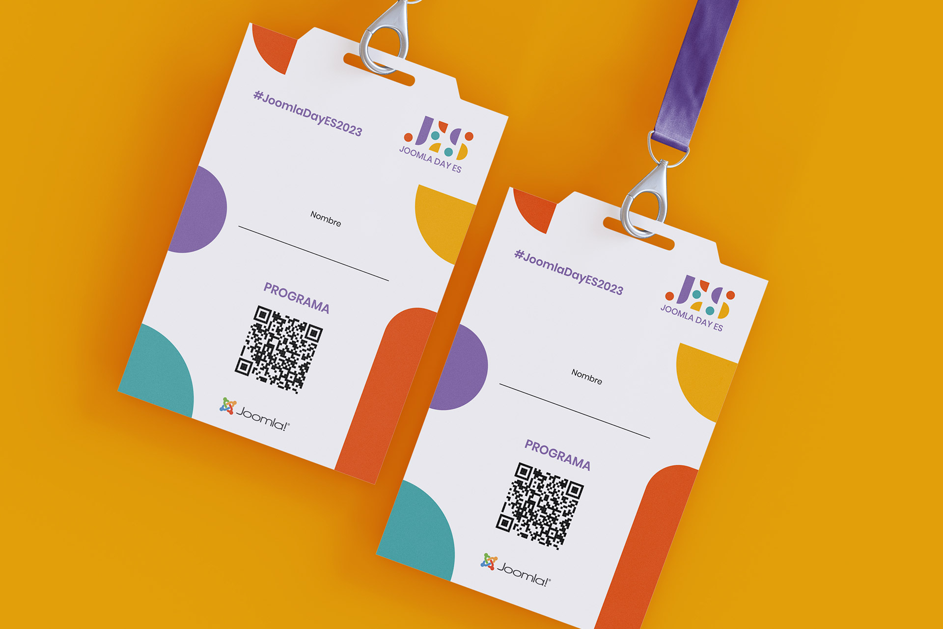 Joomla Day ES | Corporate identity and stationery design (Madrid, Spain)
